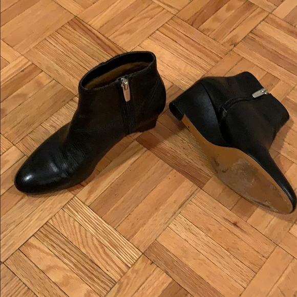 Coach Black Leather Ankle Boots - Picture 2 of 3
